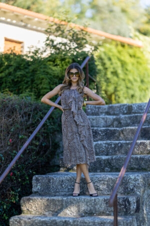 Vestido Estampado Animal