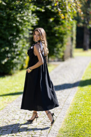 Alternative view of Vestido decote folhos