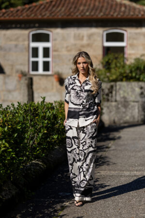 Alternative view of Camisa Linho Estampado