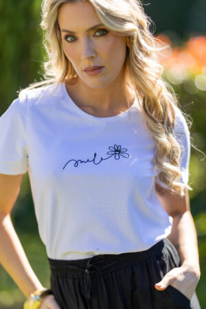 T-shirt Bordado Smile