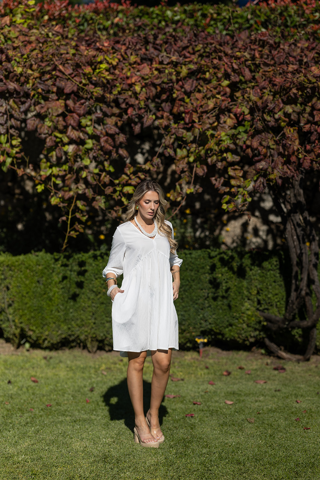 Vestido Manga Balão